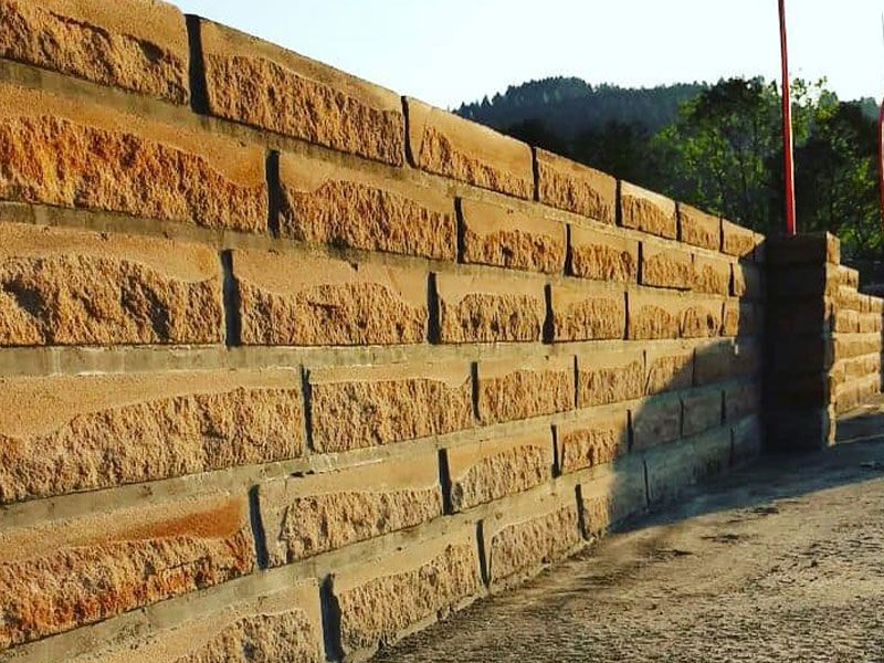 Pedra de alicerce - pedra muro - pedra grês direto da pedreira